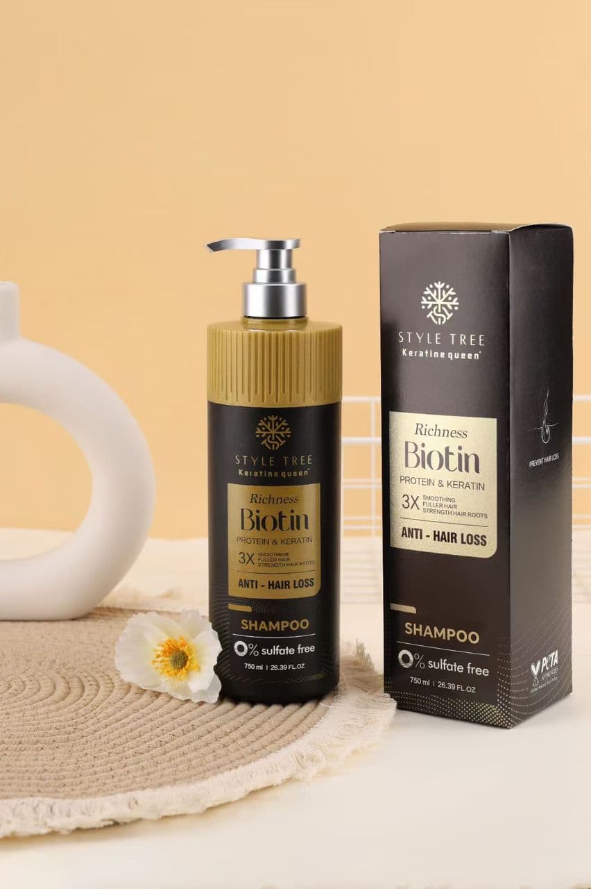 Biotin style Shampoing Sans Sulfate Anti-Chute 750ml