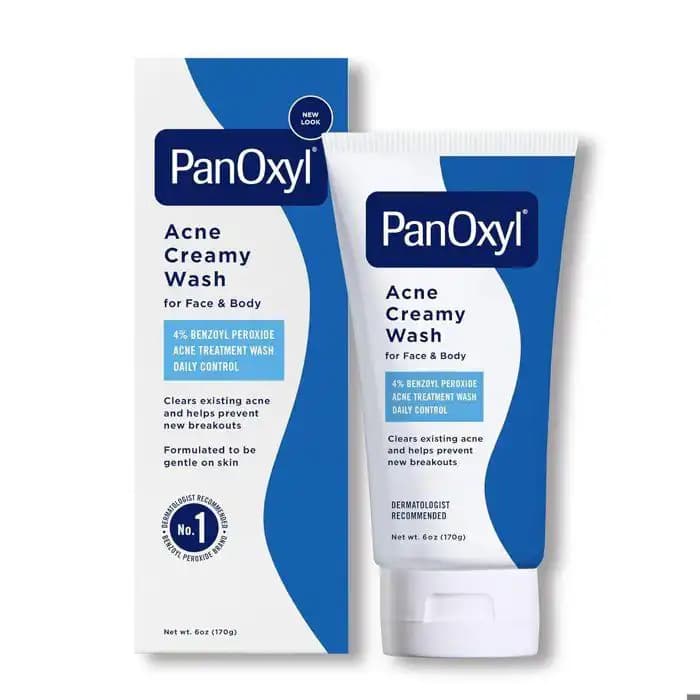 PanOxyl® 4% Acne Creamy Wash – Nettoyant Anti-Acné Doux
